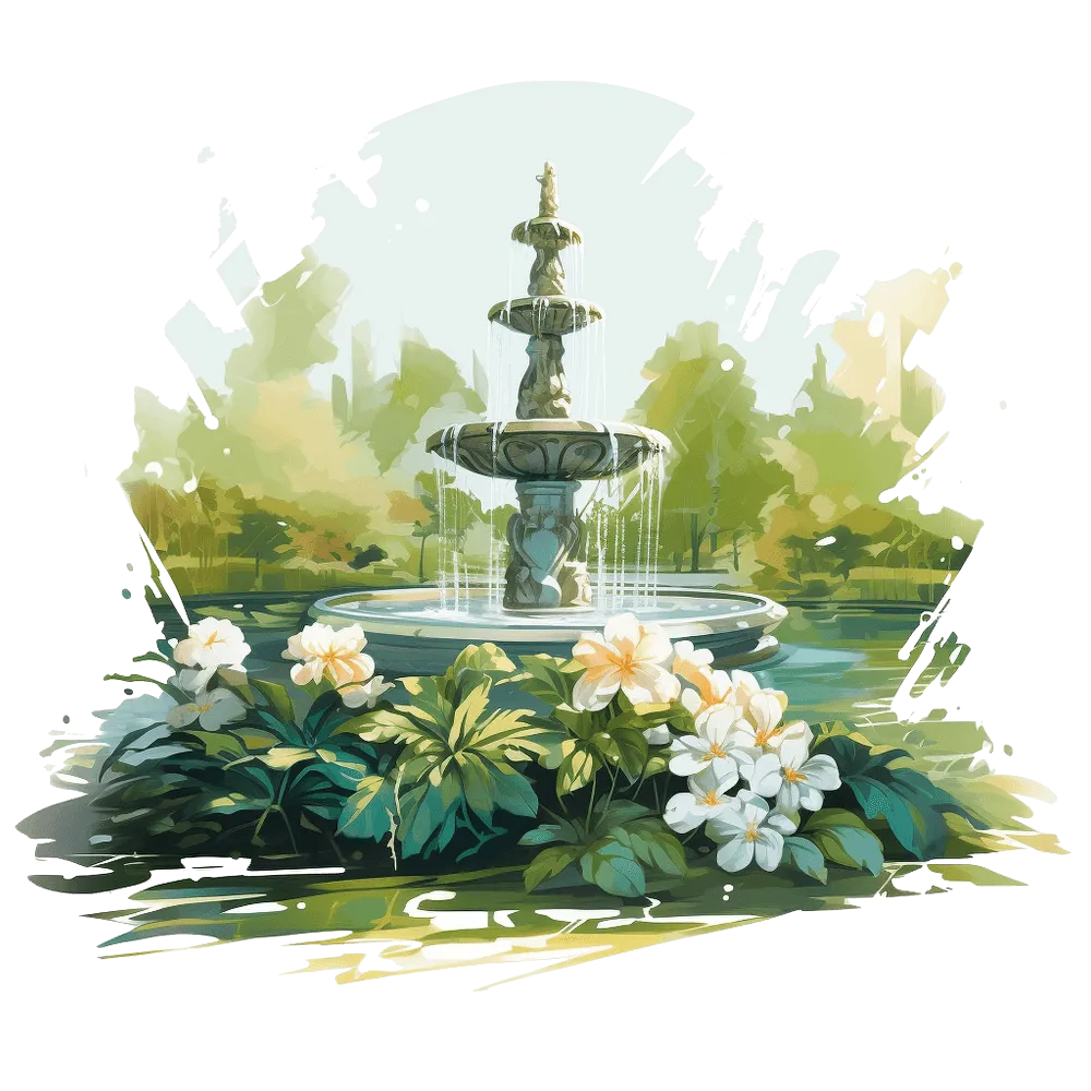 Garden fountain